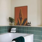 intage Aloe Bloom Poster – Terracotta Botanical Wall Art