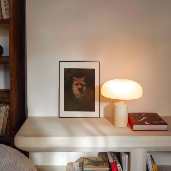 Vintage Red Fox Portrait Poster – Dark Woodland Animal Wall Art